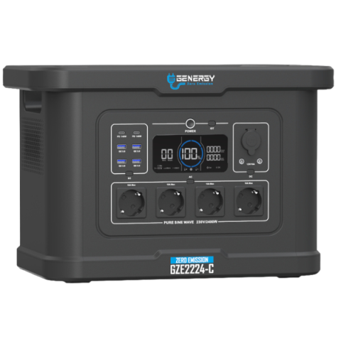 Gerador solar profissional Genergy GZE-2224 C 2232Wh